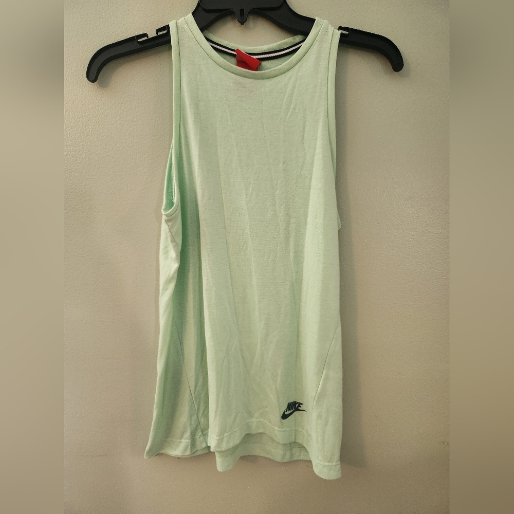 Nike Women's Light Green Tank Top XS